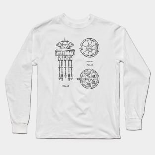 Toy Figure Vintage Patent Hand Drawing Long Sleeve T-Shirt